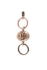 SIGNATURE C TURNLOCK VALET KEY RING (COACH F65501) Rose GOLD