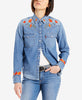 Levi's® Limited Cali Western Cotton Denim Embroidered Shirt