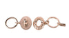 SIGNATURE C TURNLOCK VALET KEY RING (COACH F65501) Rose GOLD