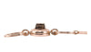 SIGNATURE C TURNLOCK VALET KEY RING (COACH F65501) Rose GOLD