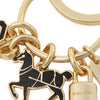 COACH F65167 key ring horse lock key multi-mixture charm