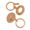 SIGNATURE C TURNLOCK VALET KEY RING (COACH F65501) Rose GOLD