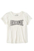 Abercrombie & Fitch EMBROIDERED LOGO TEE